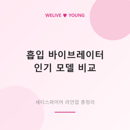 흡입 바이브레이터 비교 &mdash; 새티스파이어 인기 모델 총정리